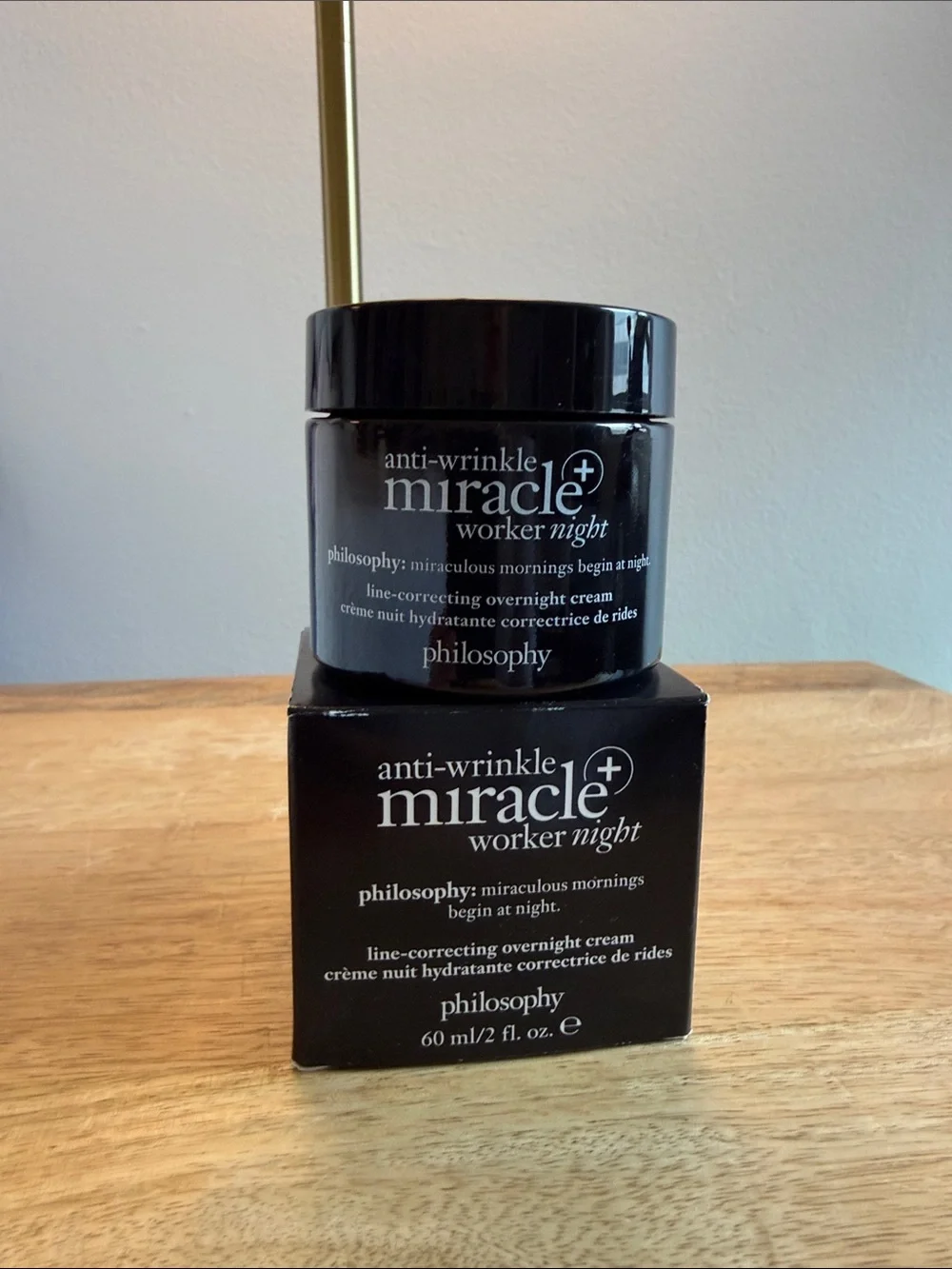 Philosophy Miracle Worker Night Cream Box - Black and White 2 fl oz
